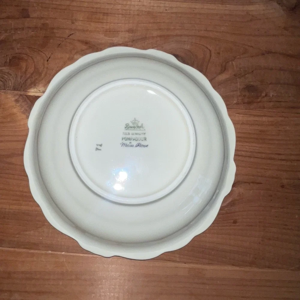 Rosenthal Moss Rose Pompadour Fruit Dessert Bowl 5-1/4